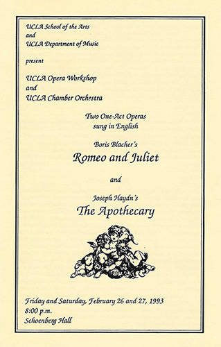 program cover